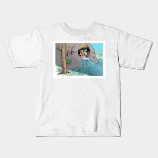 Woooooo! I'm king of the world! Kids T-Shirt